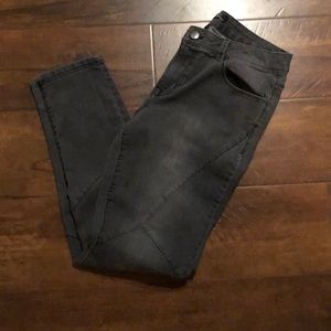 1822 gray denim size 8